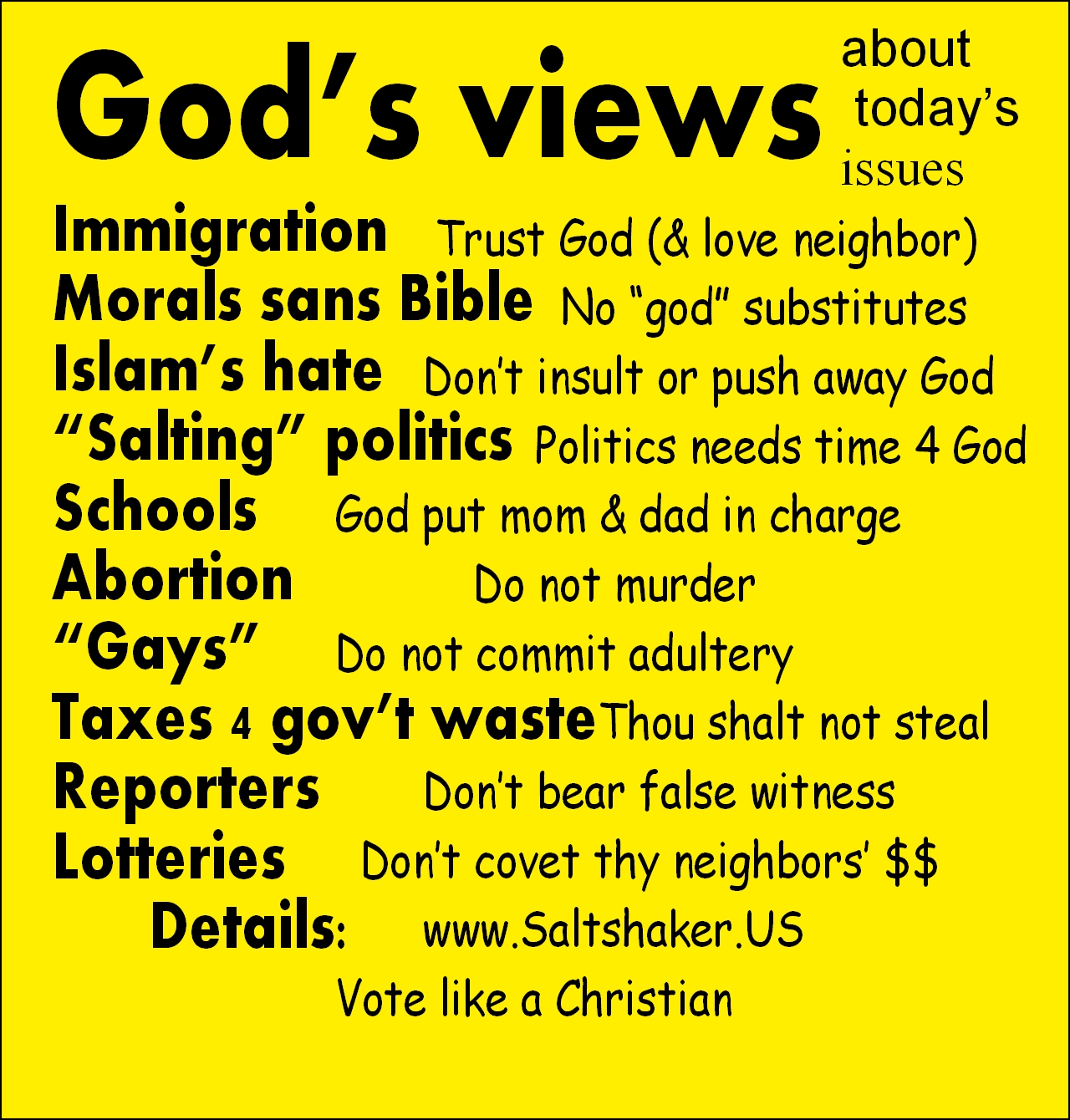 Gospel Campaign Sign