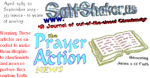 Saltshaker.US/Prayer & Action News